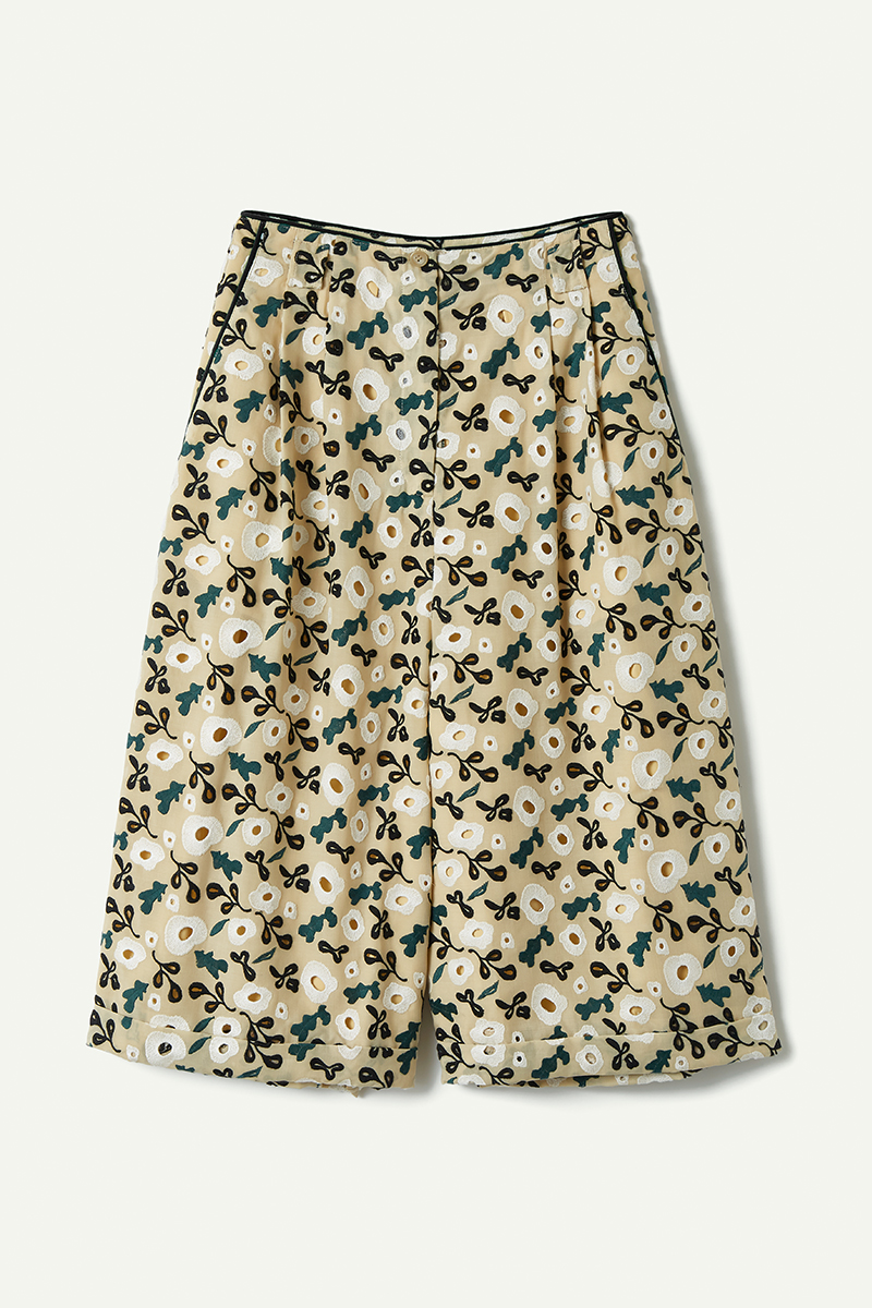 Garden Flower Lace Trousers