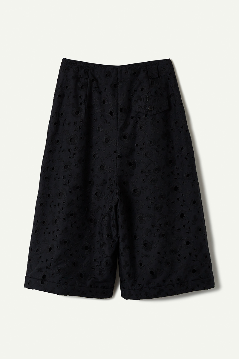 Garden Flower Lace Trousers 詳細画像 Black 2