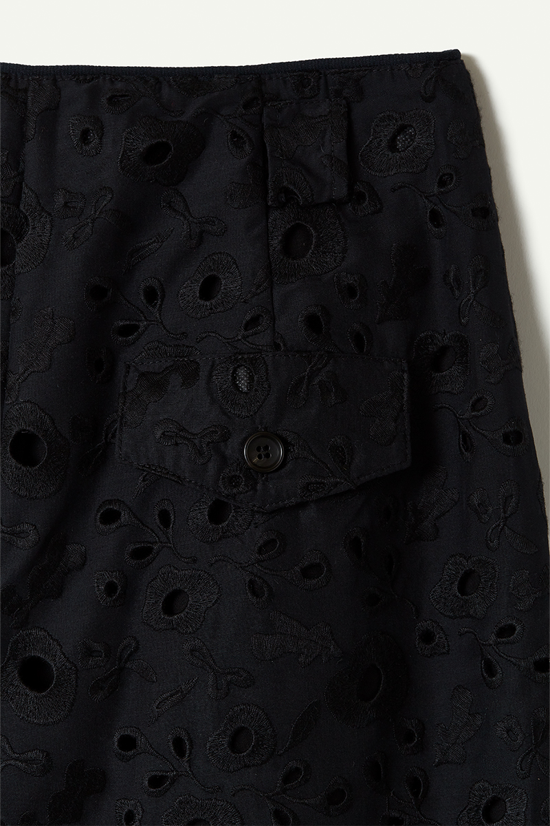 Garden Flower Lace Trousers 詳細画像 Black 4