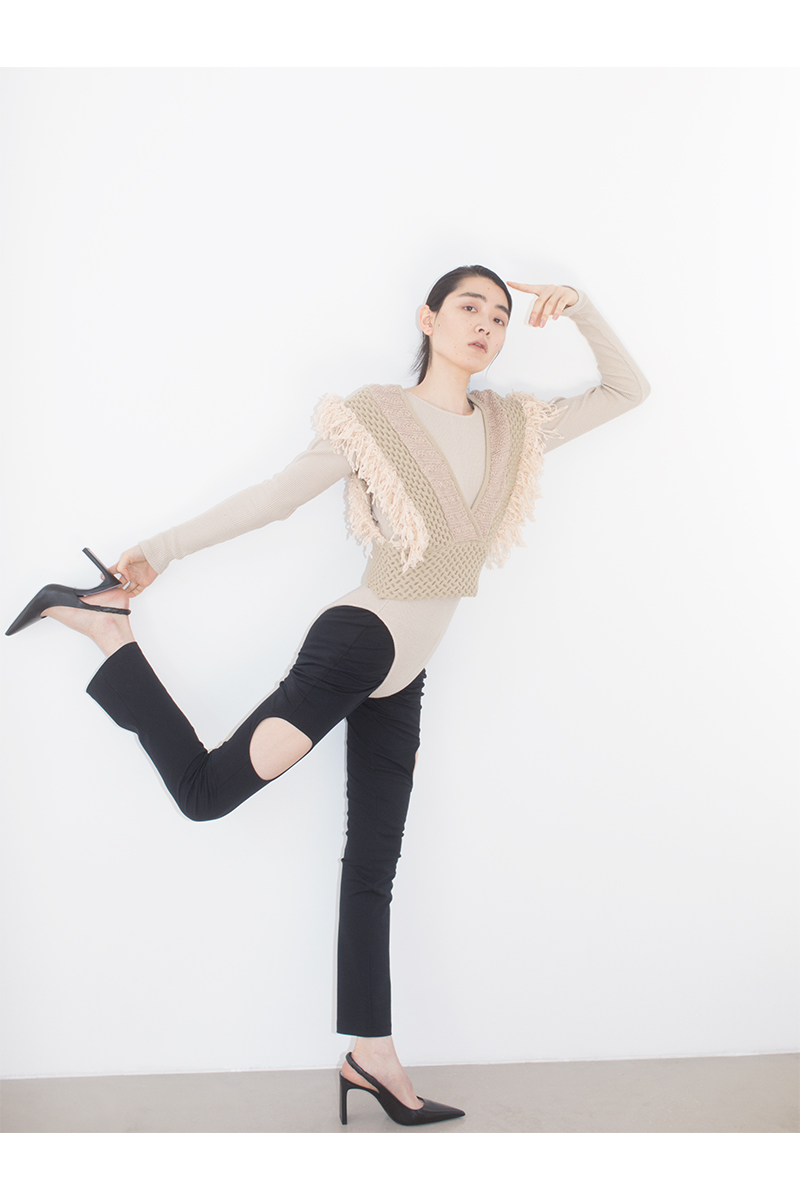 Open Jersey Trousers 詳細画像 Black 2