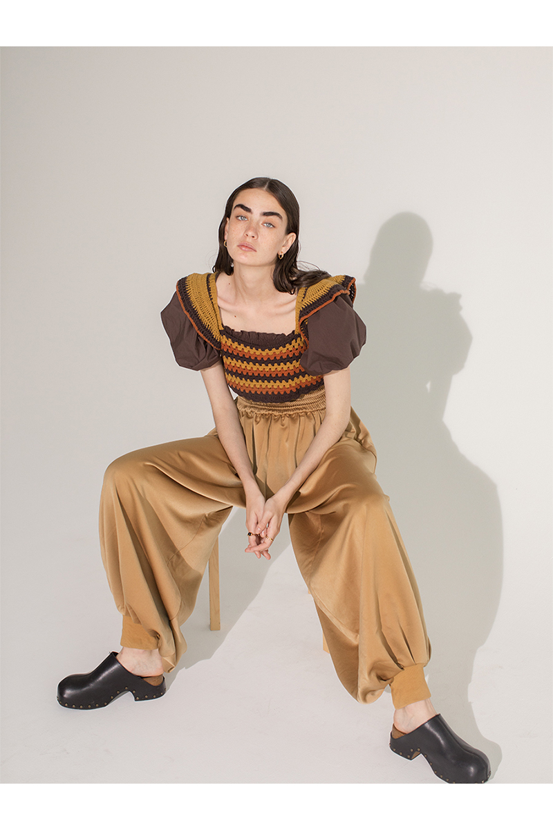 High-rise Balloon Trousers 詳細画像 Beige 2