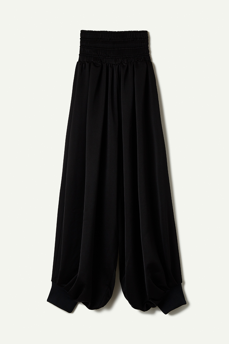 High-rise Balloon Trousers 詳細画像 Black 1