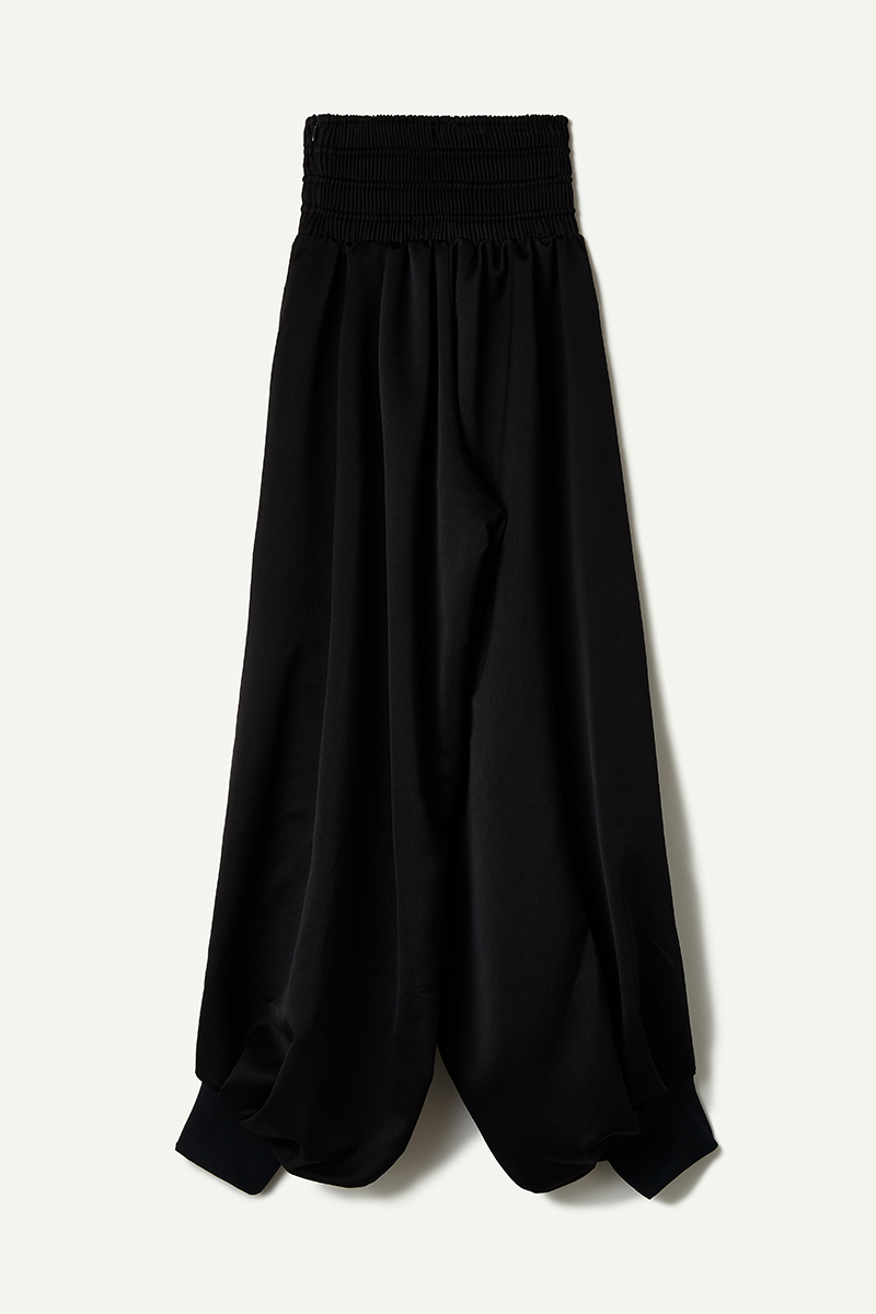 High-rise Balloon Trousers 詳細画像 Black 2