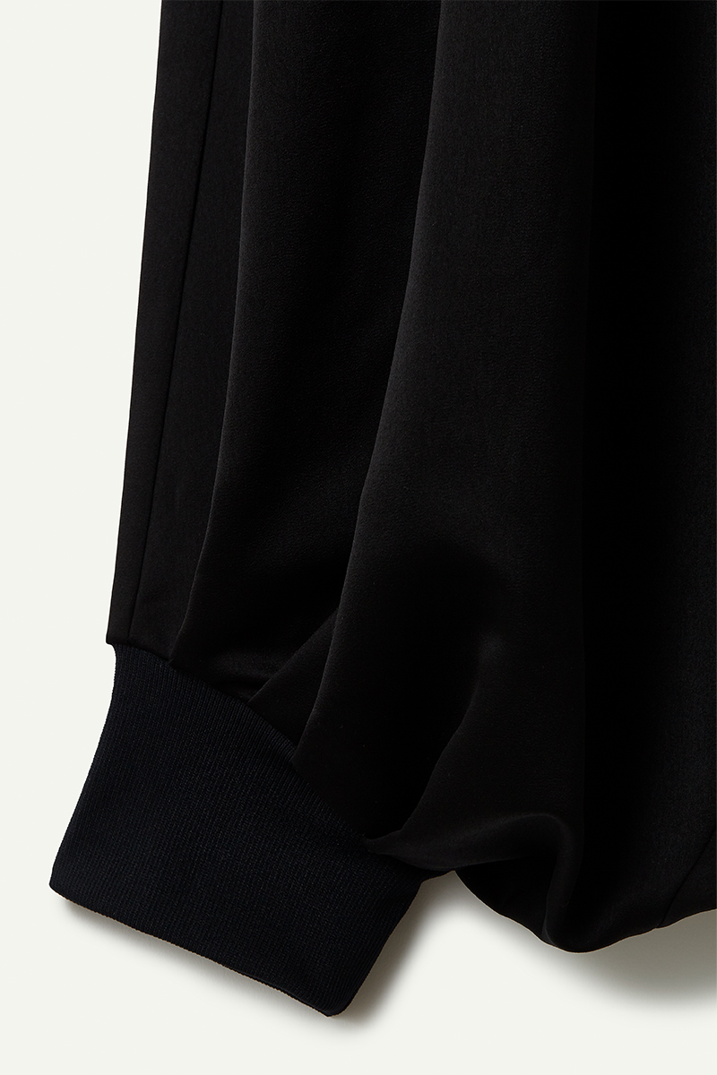 High-rise Balloon Trousers 詳細画像 Black 4