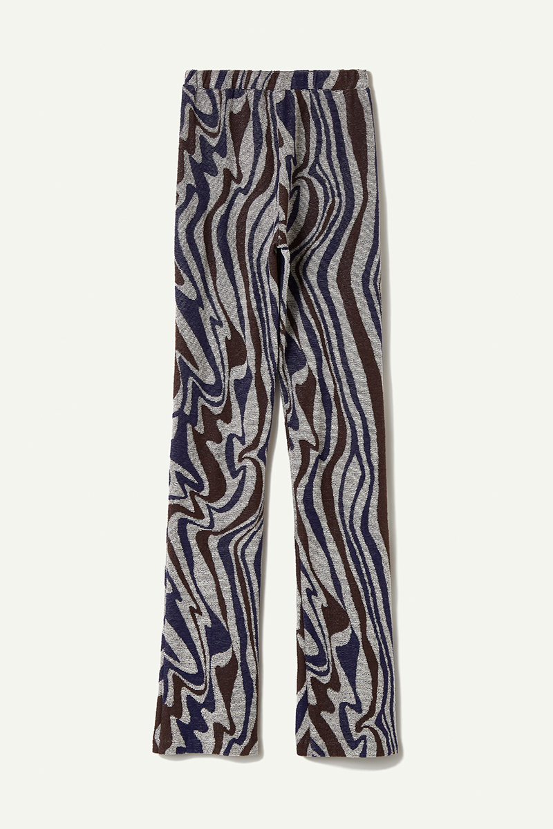 Under the Water Jacquard Trousers 詳細画像 Purple 2