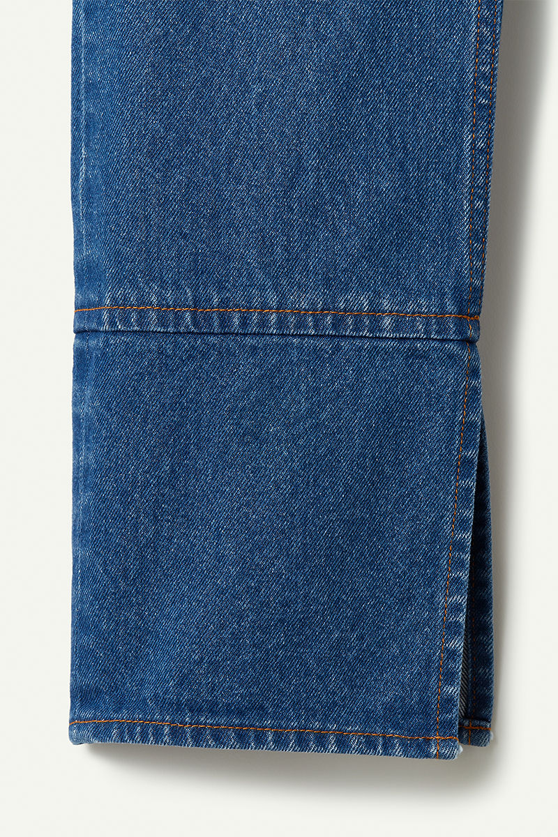 Slim Straight Slit Denim 詳細画像 Blue 2