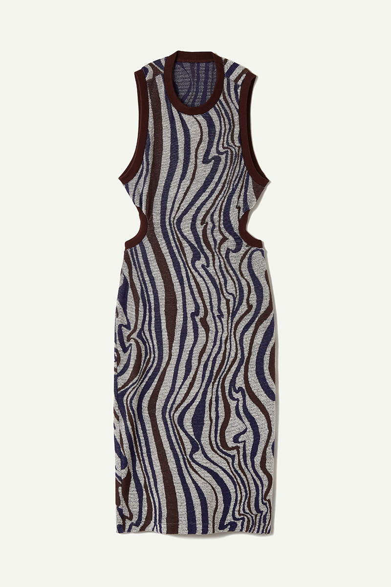 Under the Water Jacquard Dress