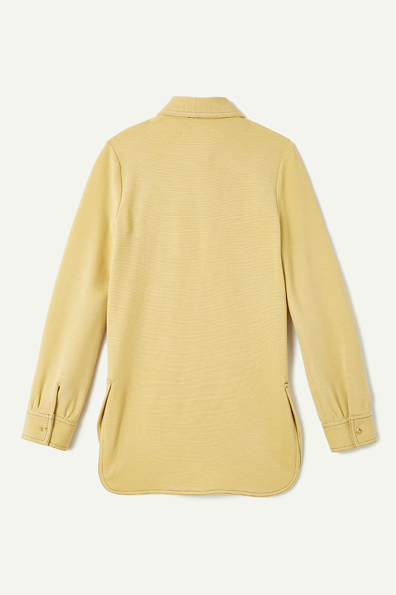 Stitch Long Shirts  詳細画像 Yellow 2