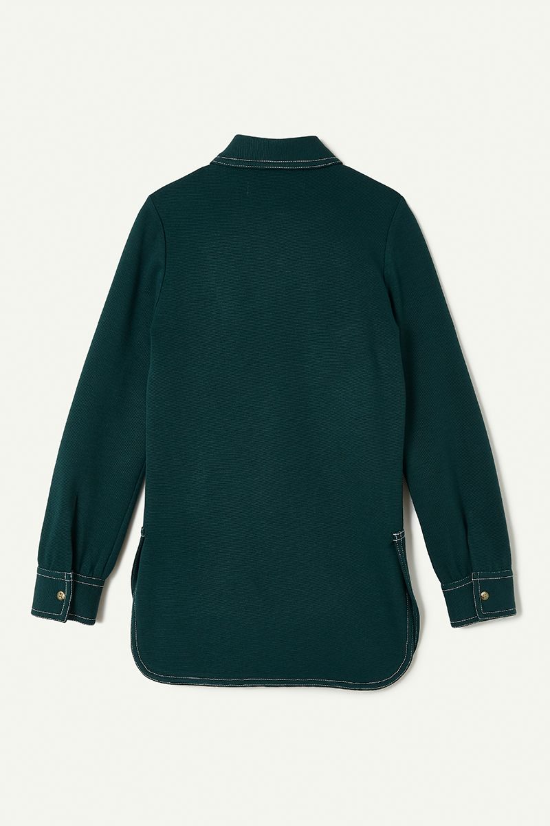 Stitch Long Shirts  詳細画像 Green 2