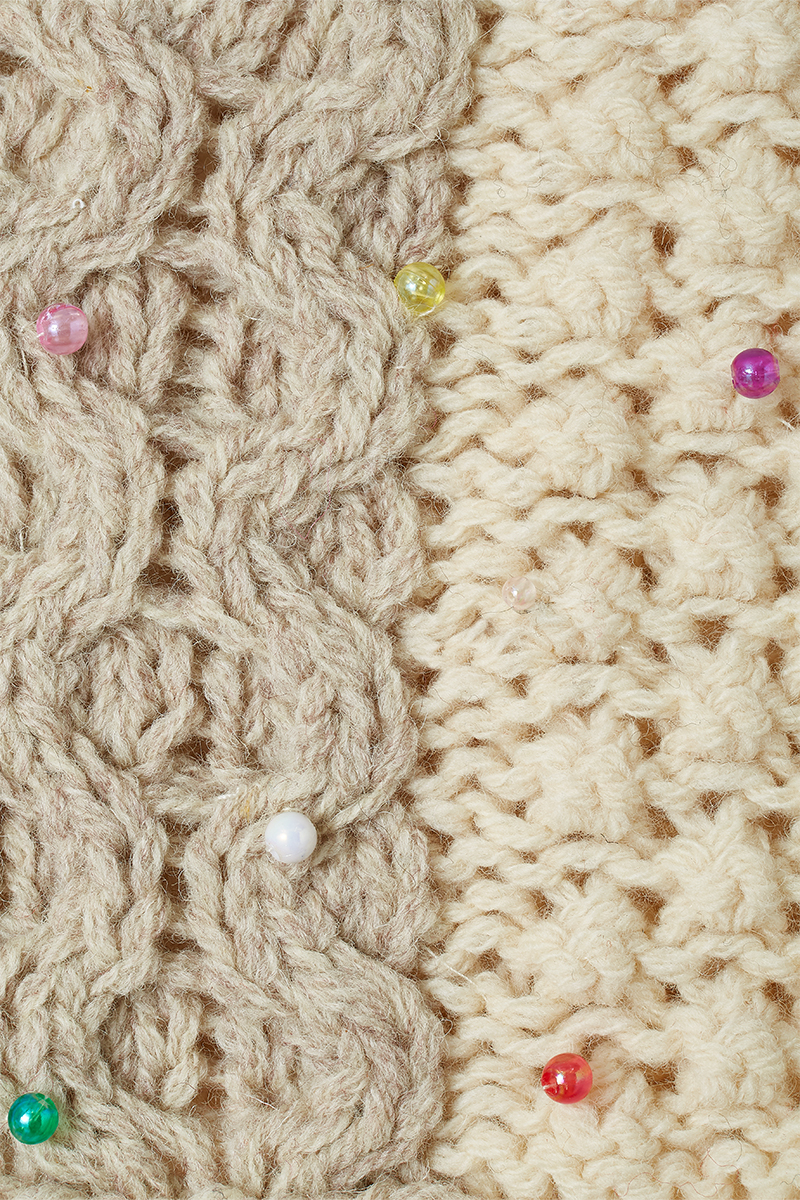 Cable Knit Camisole 詳細画像 White 3