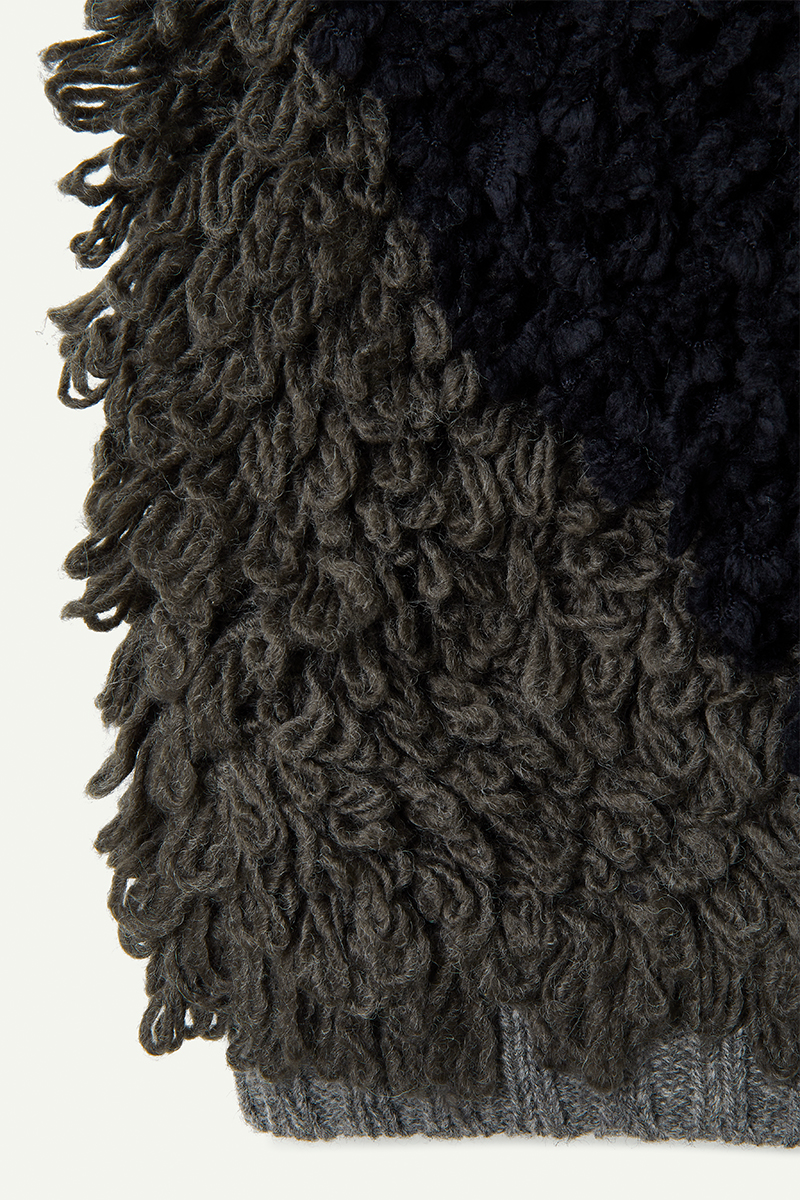 Mix Roop Sleeveless Sweater 詳細画像 Gray 4