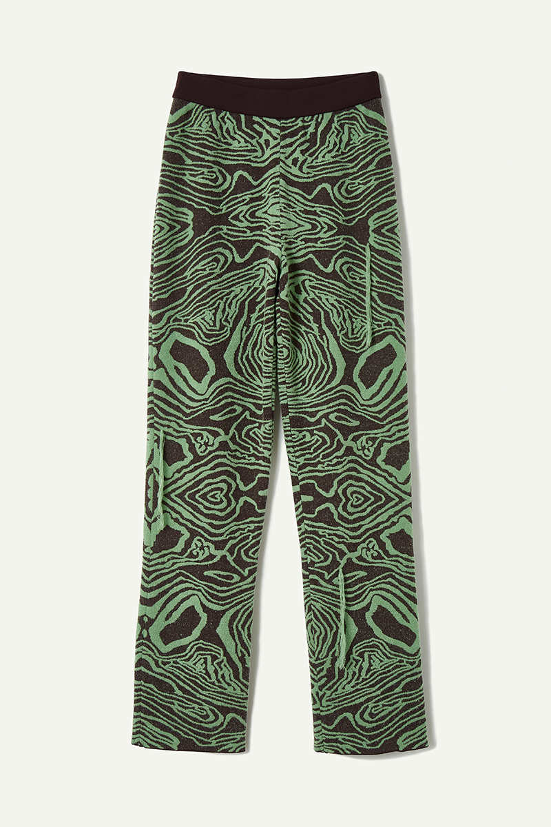 Topography Jacquard Trousers