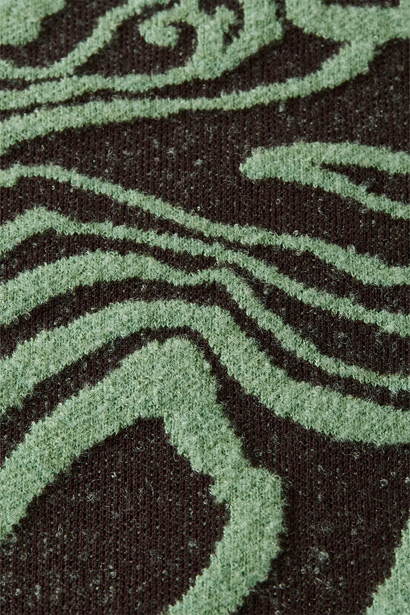 Topography Jacquard Trousers 詳細画像 Green 3