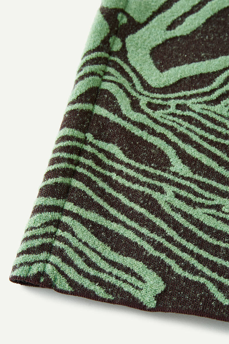 Topography Jacquard Trousers 詳細画像 Green 5
