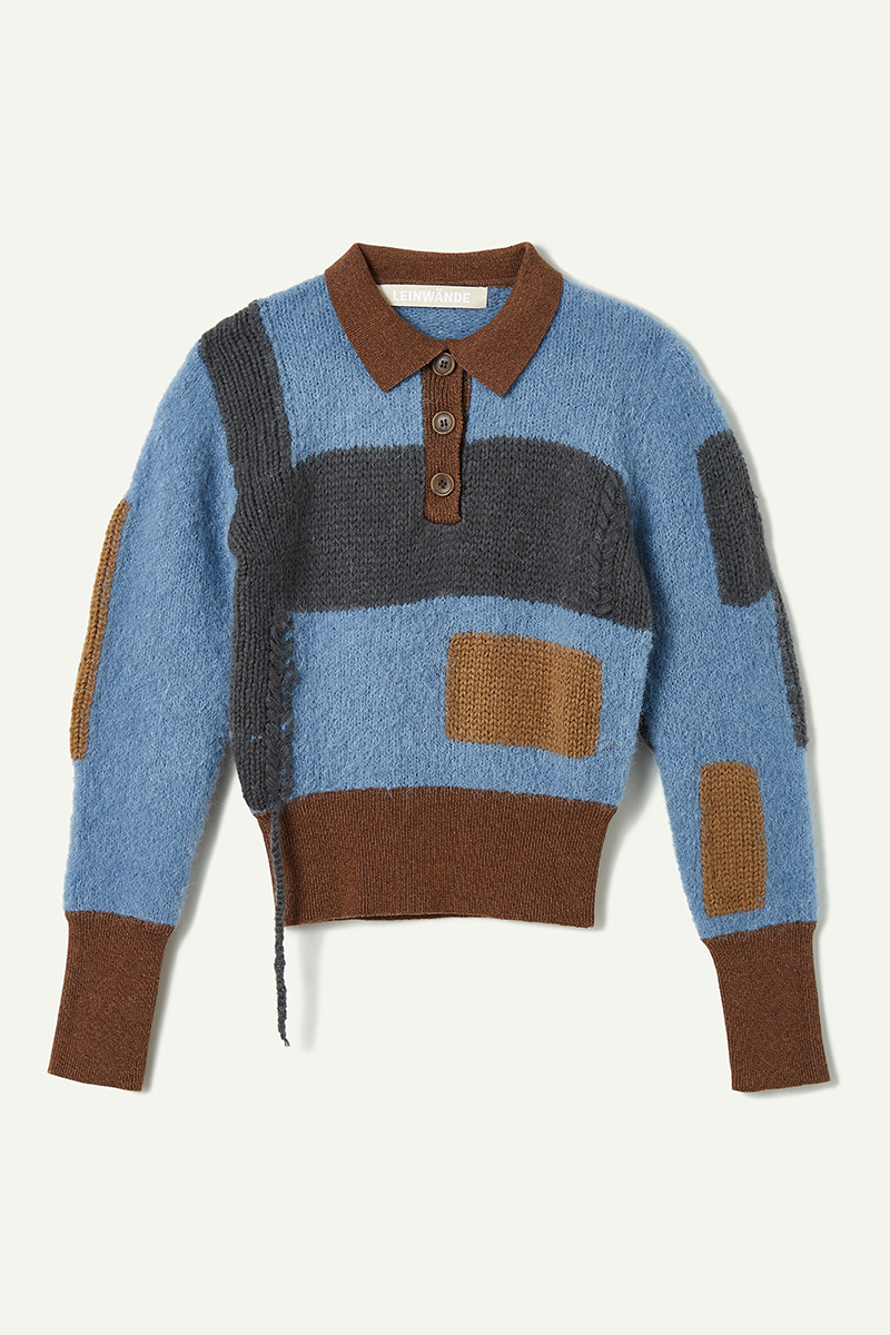 Blocking Intarsia Polo