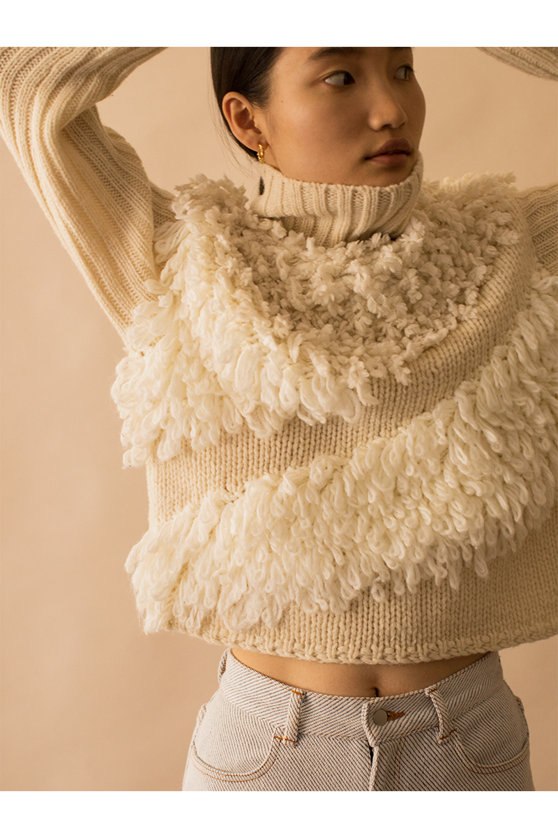 Mix Roop Sweater 詳細画像 White 1