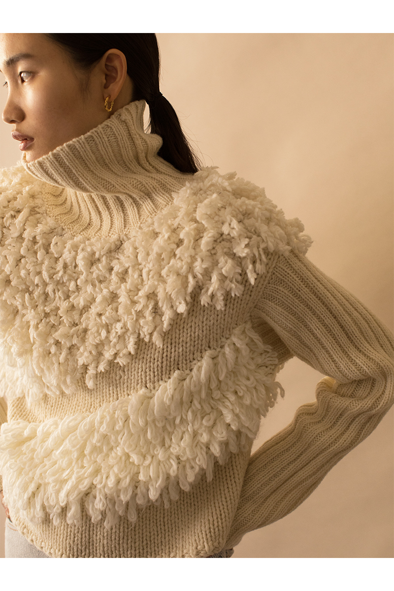Mix Roop Sweater 詳細画像 White 2