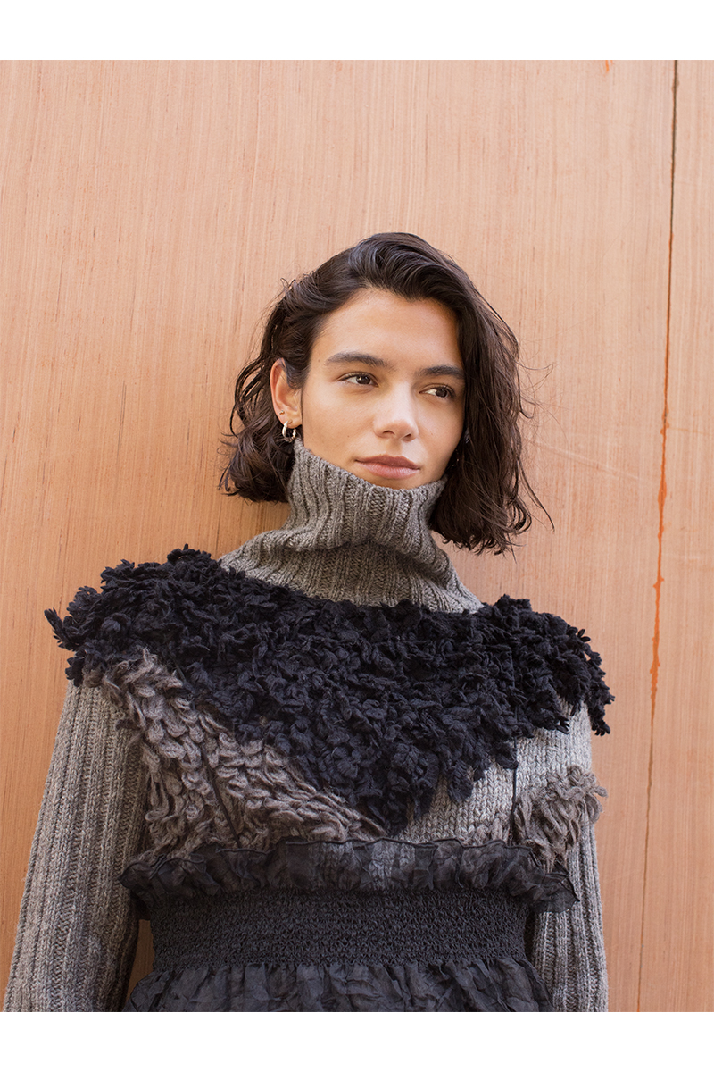 Mix Roop Sweater 詳細画像 Gray 1