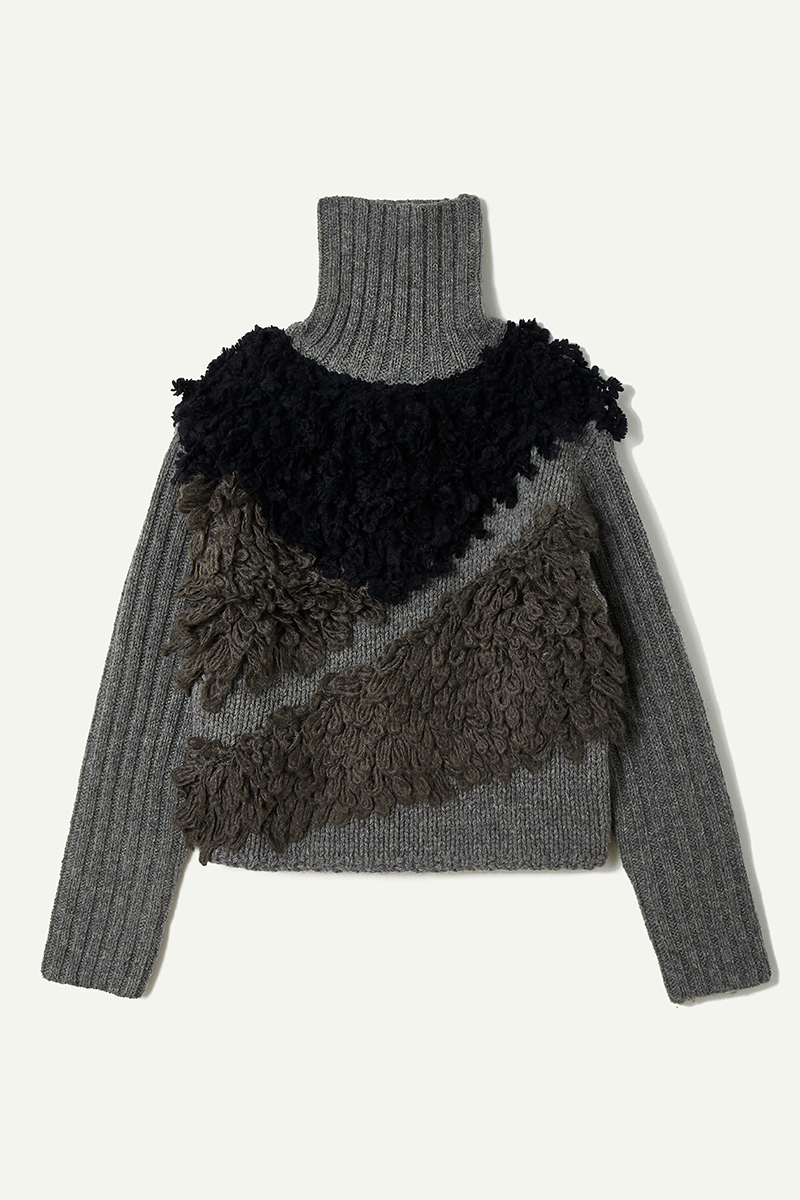Mix Roop Sweater 詳細画像 Gray 1