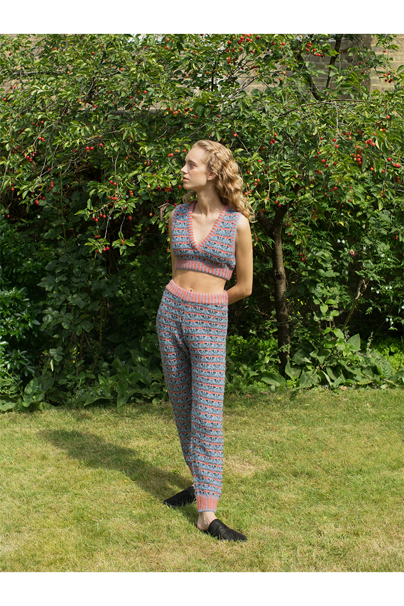 Nordic Cropped Top 詳細画像 Blue 2