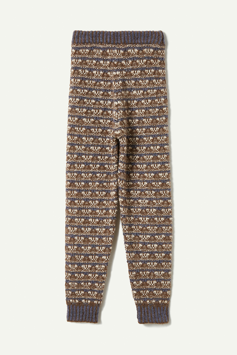 Nordic Knitted Trousers 詳細画像 Gray 2
