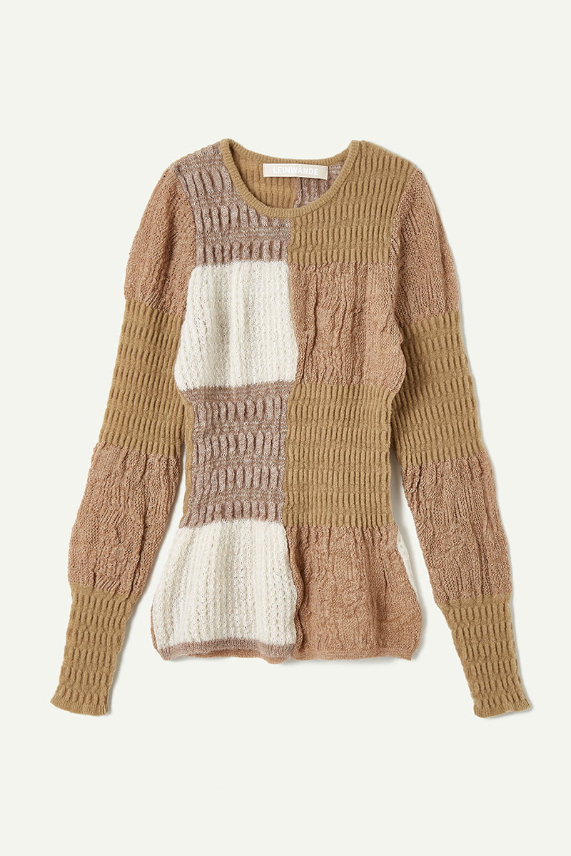 Patchwork Lace Knitted Top