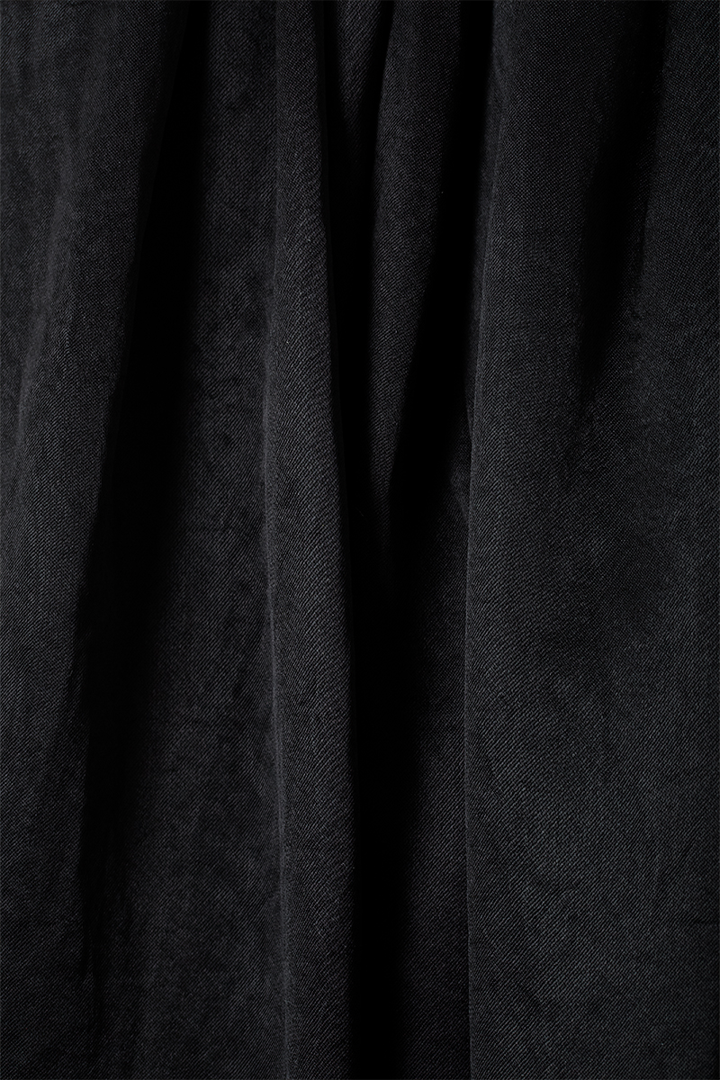 Satin Long Skirt 詳細画像 Black 4