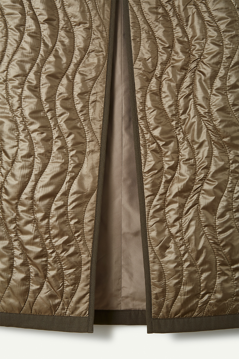 Wave Quilting Skirt 詳細画像 Khaki 3