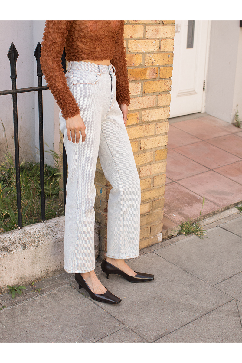 Upcycled Straight Denim  詳細画像 White 1