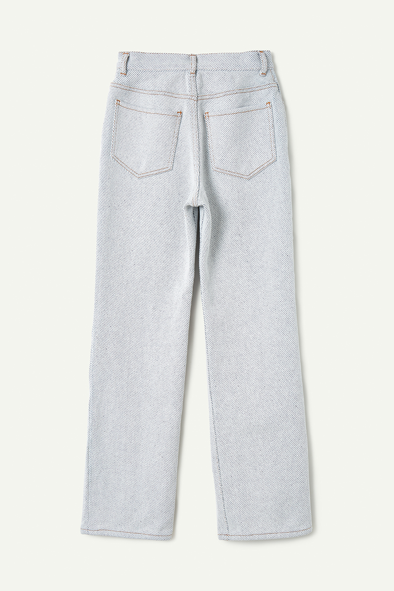 Upcycled Straight Denim  詳細画像 White 2