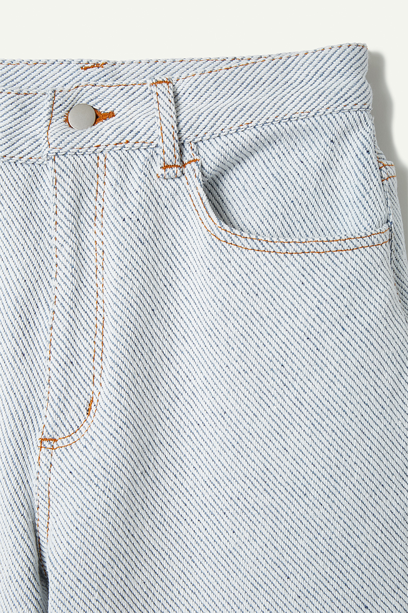 Upcycled Straight Denim  詳細画像 White 3