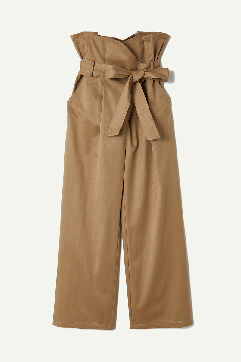 Belted Wide Leg Trousers 詳細画像 Beige 1