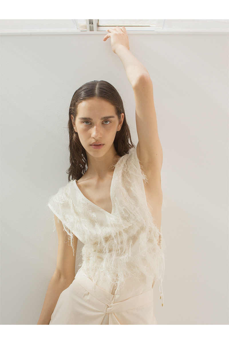 Fringe Jacquard Top