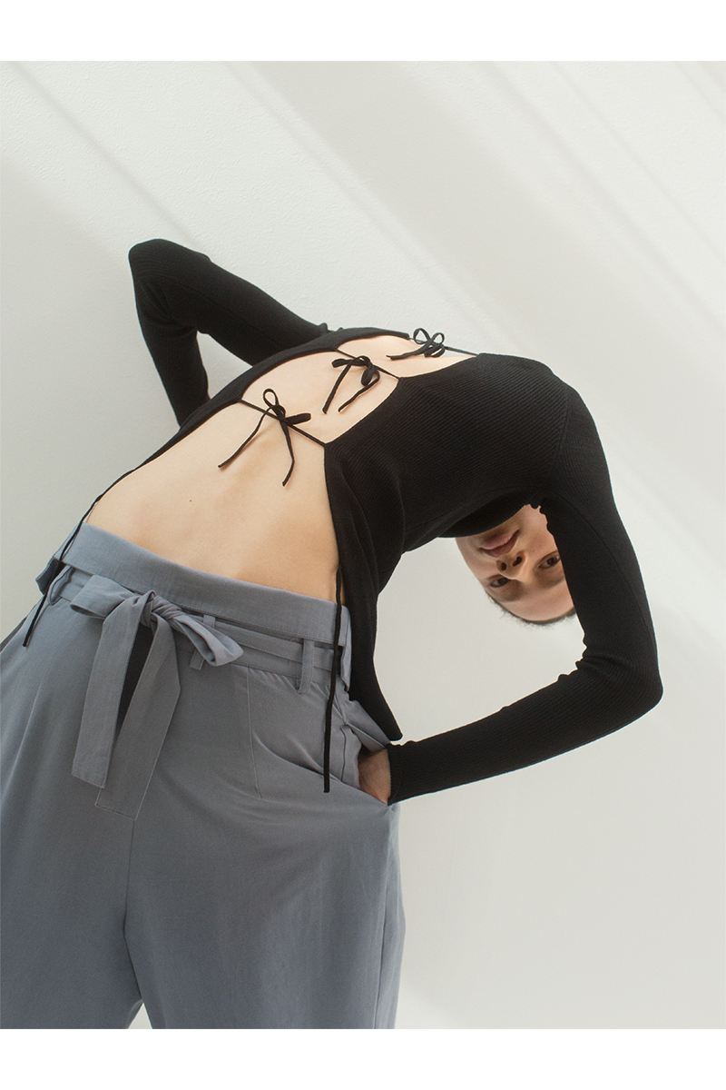 Bow Knitted Top