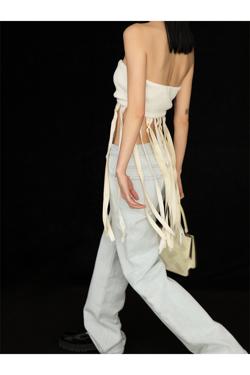 Holiday Fringe Tube 詳細画像 White 2