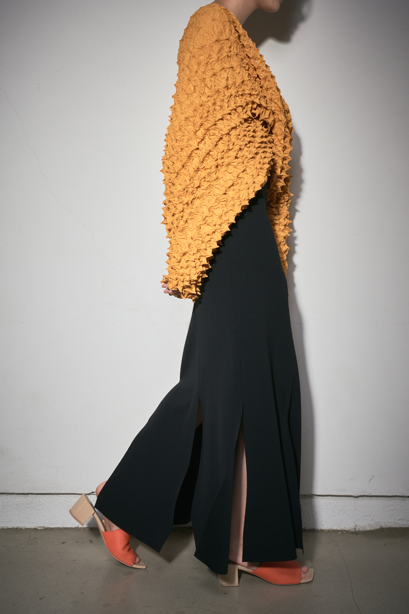 Twisted Slit Skirt 詳細画像 Black 5