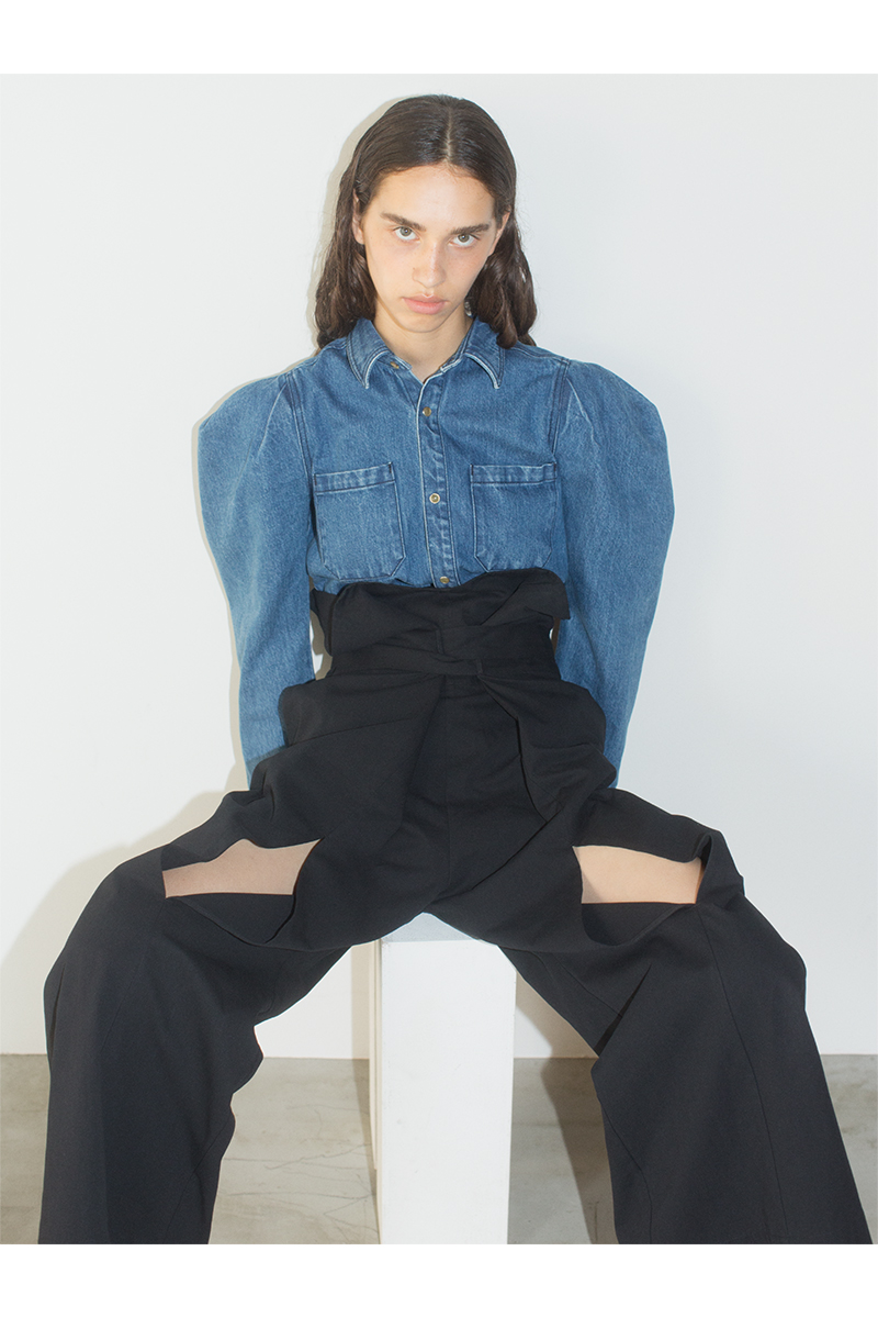 Wrap Trousers 詳細画像 Black 2