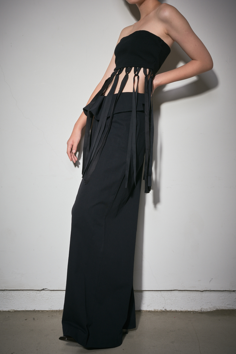 Wrap Trousers 詳細画像 Black 3