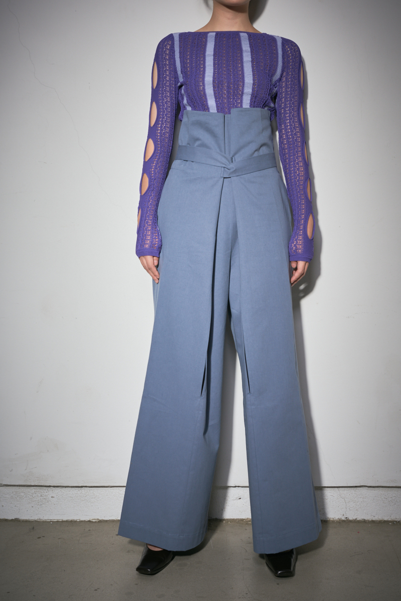 Wrap Trousers 詳細画像 Saxe 3