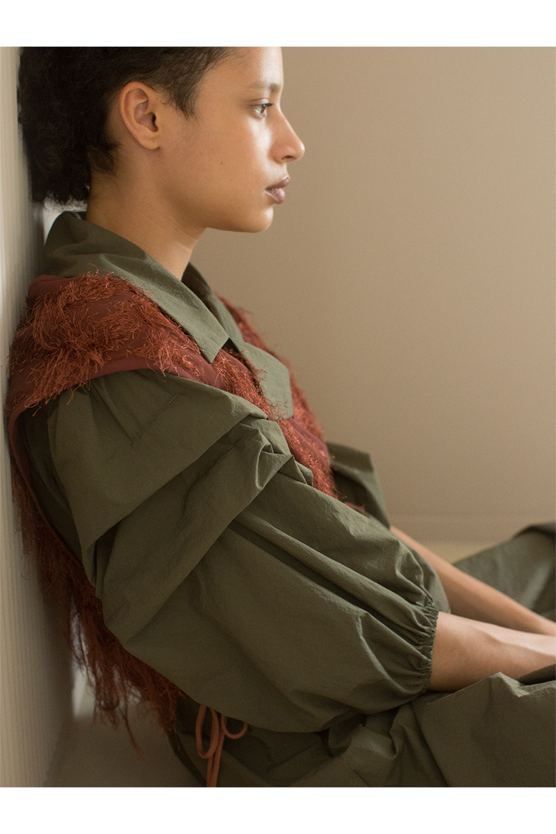 Wrap Summer Dress 詳細画像 Khaki 2