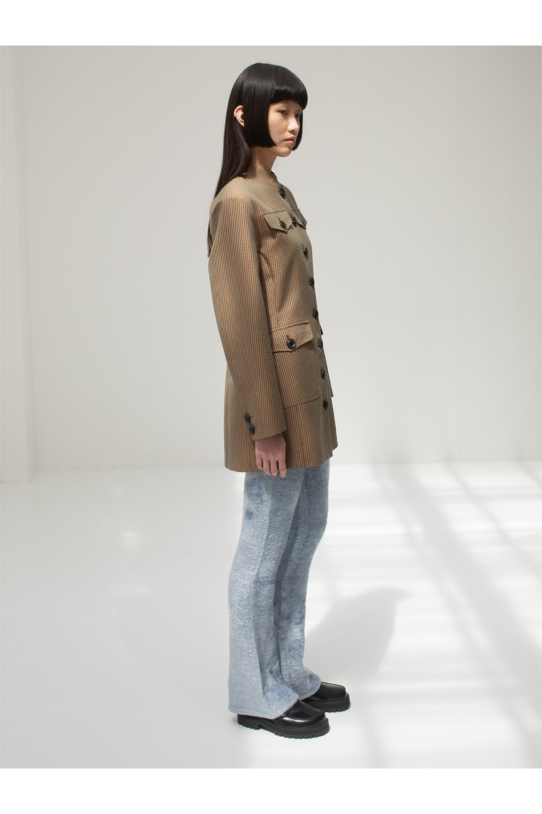 Stand Collar Jacket 詳細画像 Khaki 2