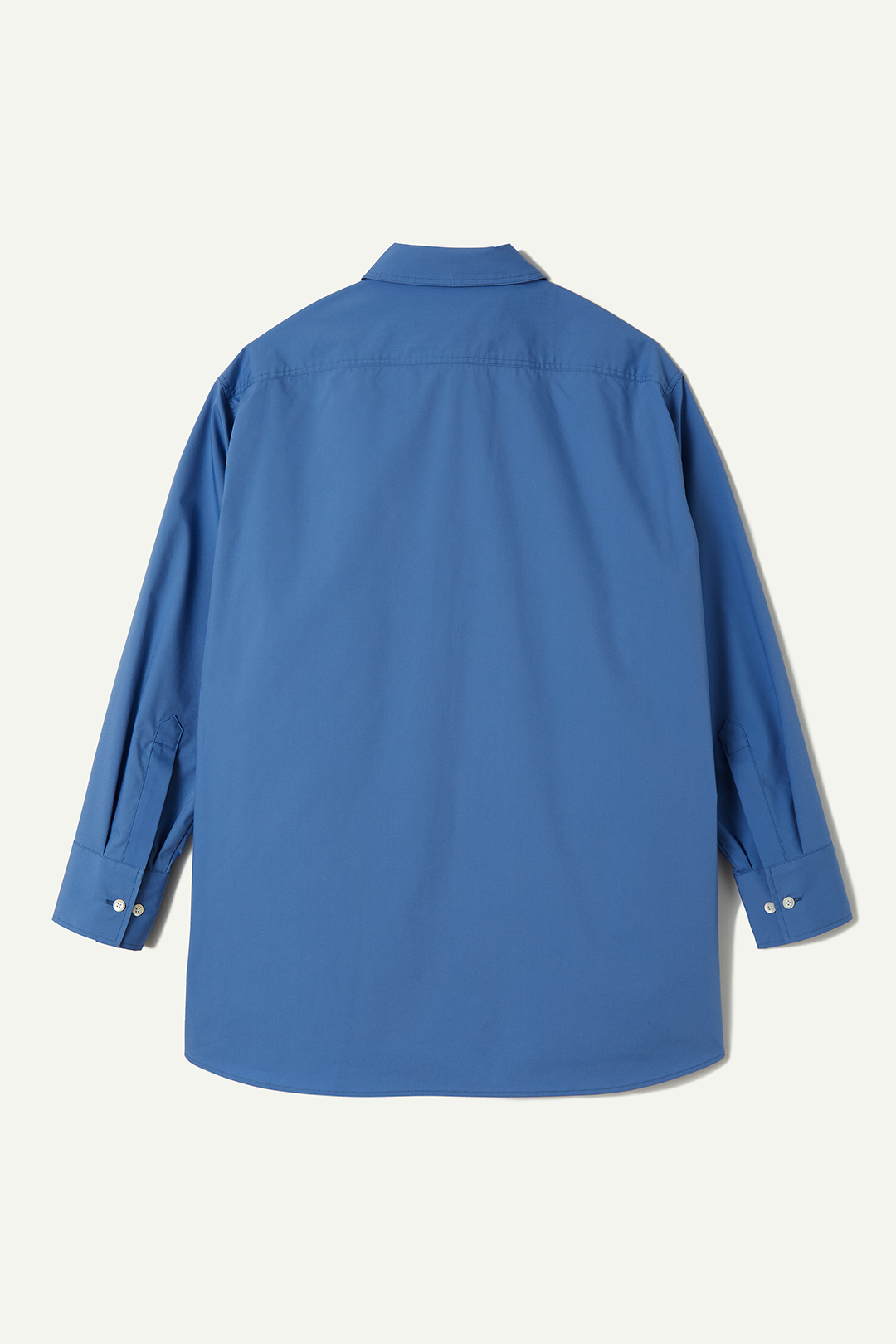 Basic Long Sleeve Shirt 詳細画像 Blue 2