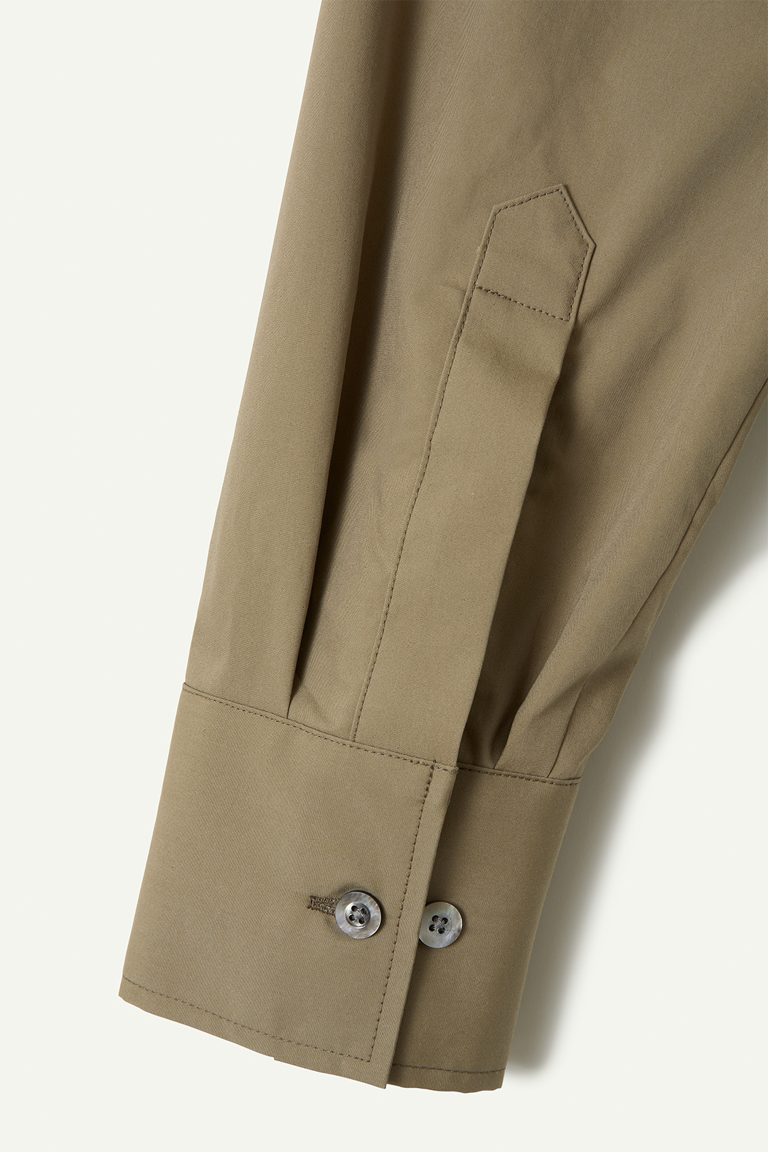 Basic Long Sleeve Shirt 詳細画像 Khaki 3