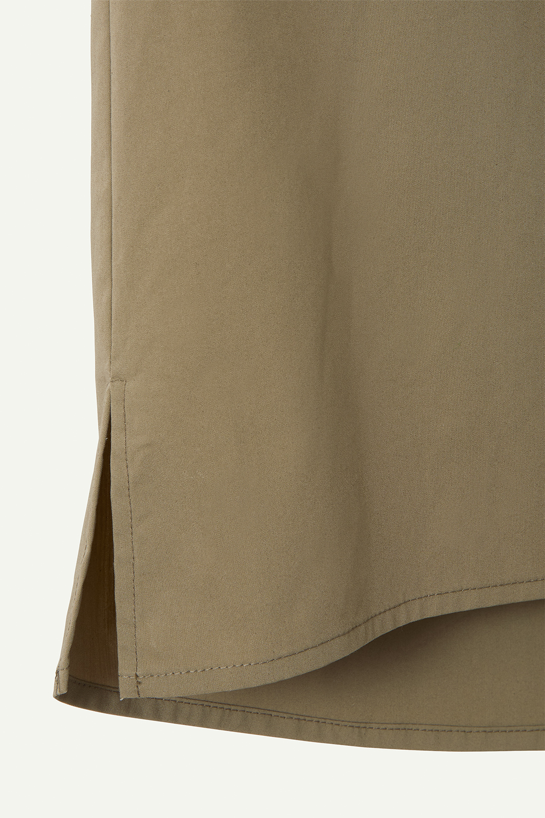 Basic Long Sleeve Shirt 詳細画像 Khaki 4