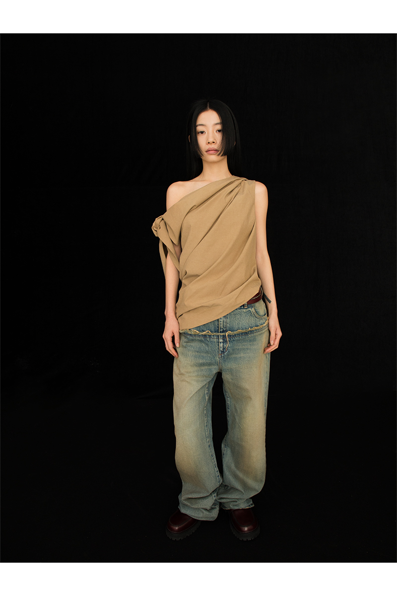 Asymmetry Top 詳細画像 Beige 2