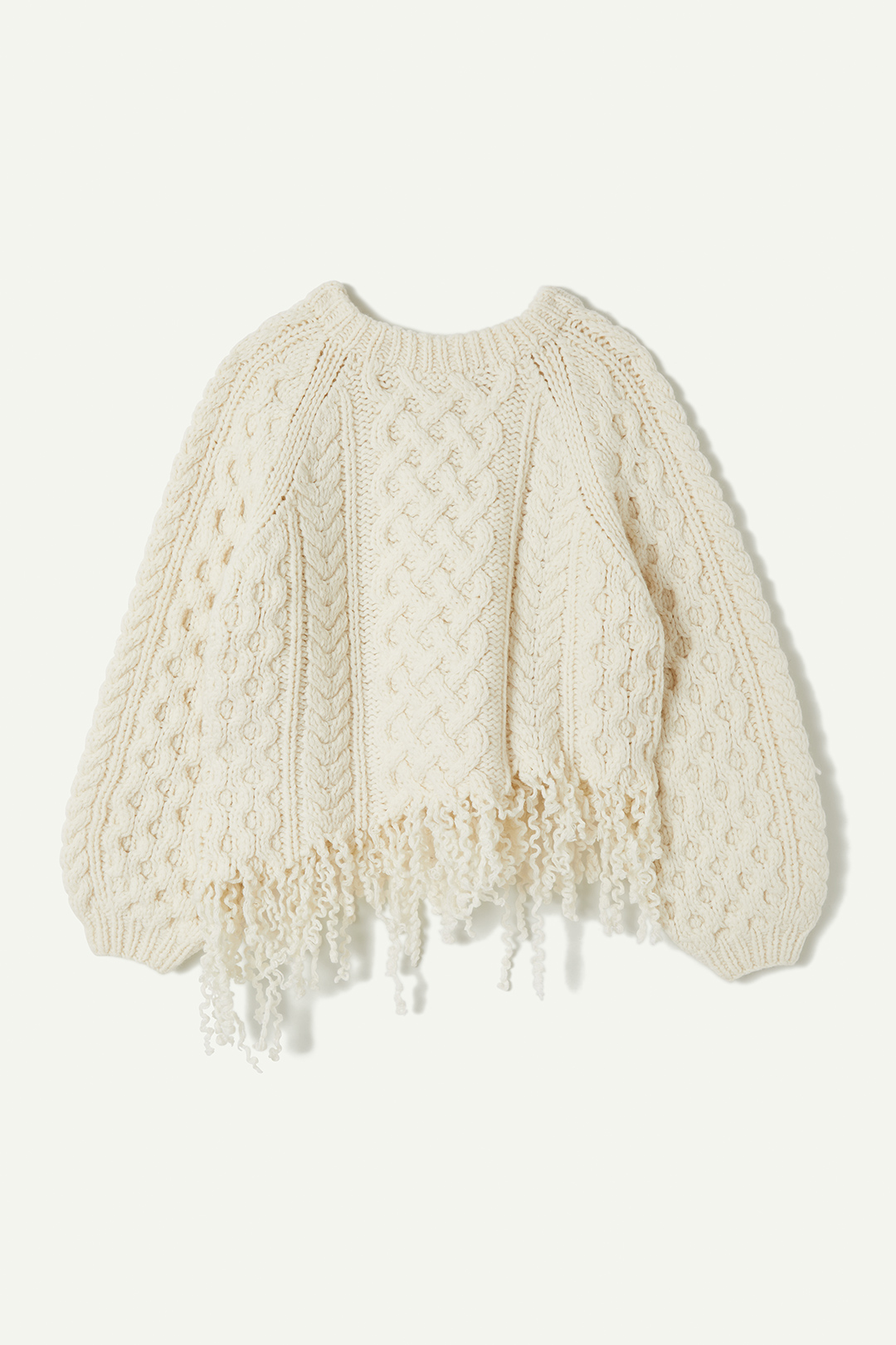 Hand Cable Knit Top