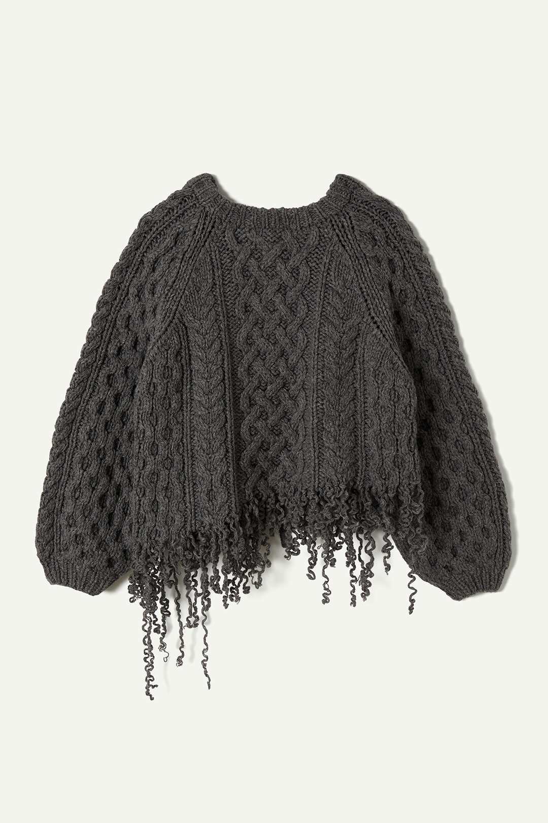 Hand Cable Knit Top