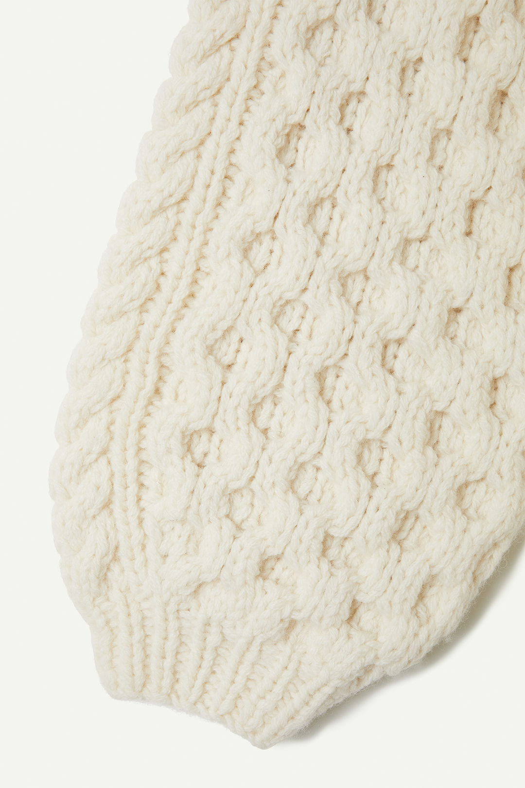 Hand Cable Knit Top 詳細画像 White 3