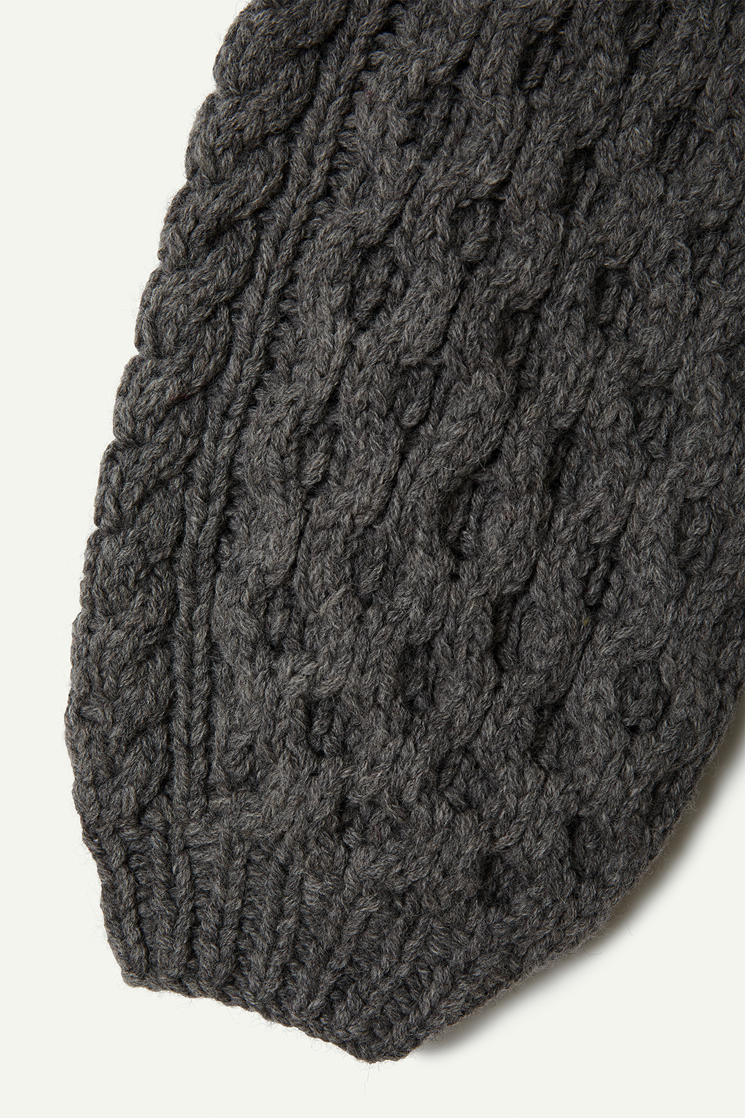 Hand Cable Knit Top 詳細画像 Gray 3