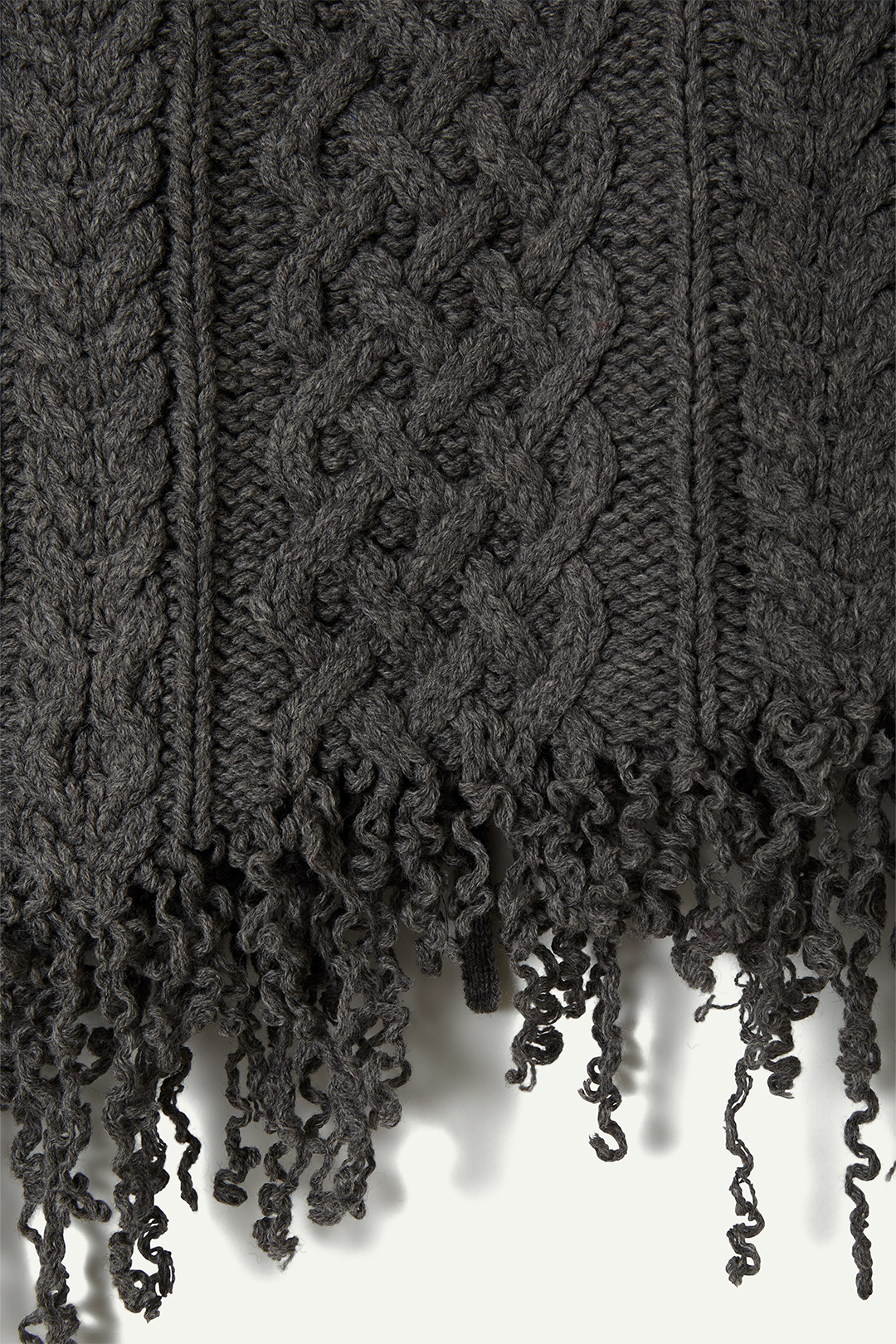 Hand Cable Knit Top 詳細画像 Gray 4